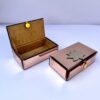Rose Gold Mirror Cash Box [1 set = 5 pieces]