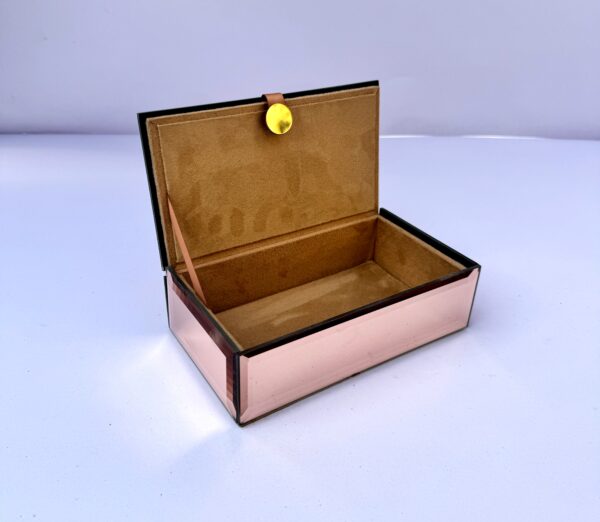 Rose Gold Mirror Cash Box [1 set = 5 pieces] - Image 2