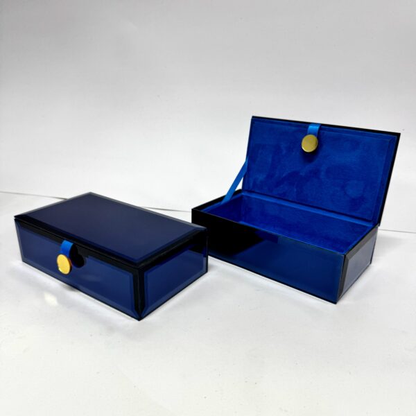 Blue Mirror Cash Box [1 set = 5 pieces]